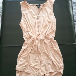 Yellow rue21 Zip-up Romper